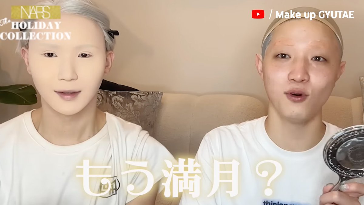 YouTubeJapan's tweet photo. ✨🌝🌝✨
キラキラ？ギラギラ？

#GYUTAE さんと #フゥジ さんが黄金美女に！
ふたりの会話が楽しすぎて仕上がりまでがあっという間なのです🤣

💄 https://t.co/L6wgrNUXzN

@_kimgyutae @missfuuji https://t.co/K2ncb0GUqy