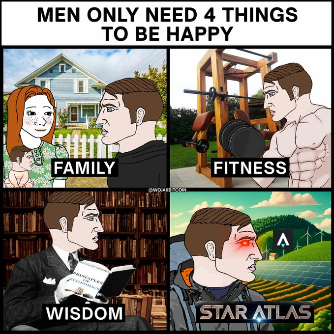 StarAtlasPro's tweet image. Men only need 4 things to be happy: Food, Fuel, Ammo and Toolkits.
#StarAtlas #SageLabs