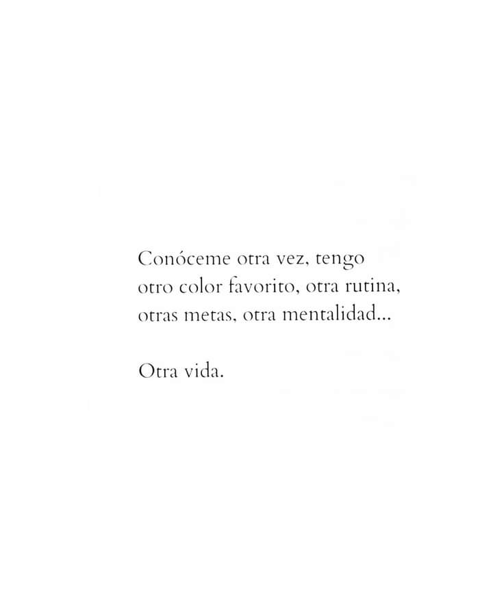 Conóceme... otra vez