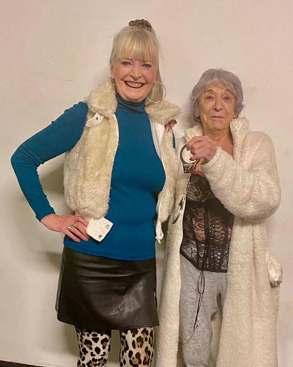 Goodbye Joan and her good friend Mary. It’s been a blast! We had a great week as part of <a href="/fightlikeagirl/">Fight Like a Girl</a>. Thank you <a href="/roopilkington/">Roo Pilkington</a> for all your hard work. Looking forward to the next one #CancerResearch #actorsover60