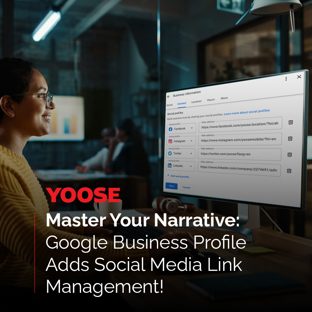 vbase_digital's tweet photo. Google's Unveiling More Magic! 

- Manually manage your social media links and revamp your Local Service Ads. 
- Take control of your social presence with ease. 
- Edit your profiles effortlessly and enjoy quick review for polished changes. 

#YOOSE #GoogleMagic https://t.co/ONqw7bE42x