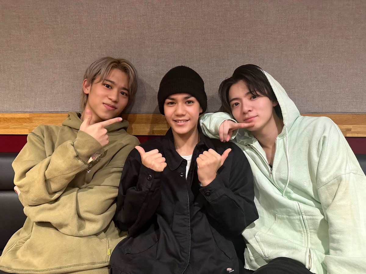 本日の #とれ関 は‼︎🌝 #西村拓哉 #當間琉巧 #角紳太郎 の3人でお届け