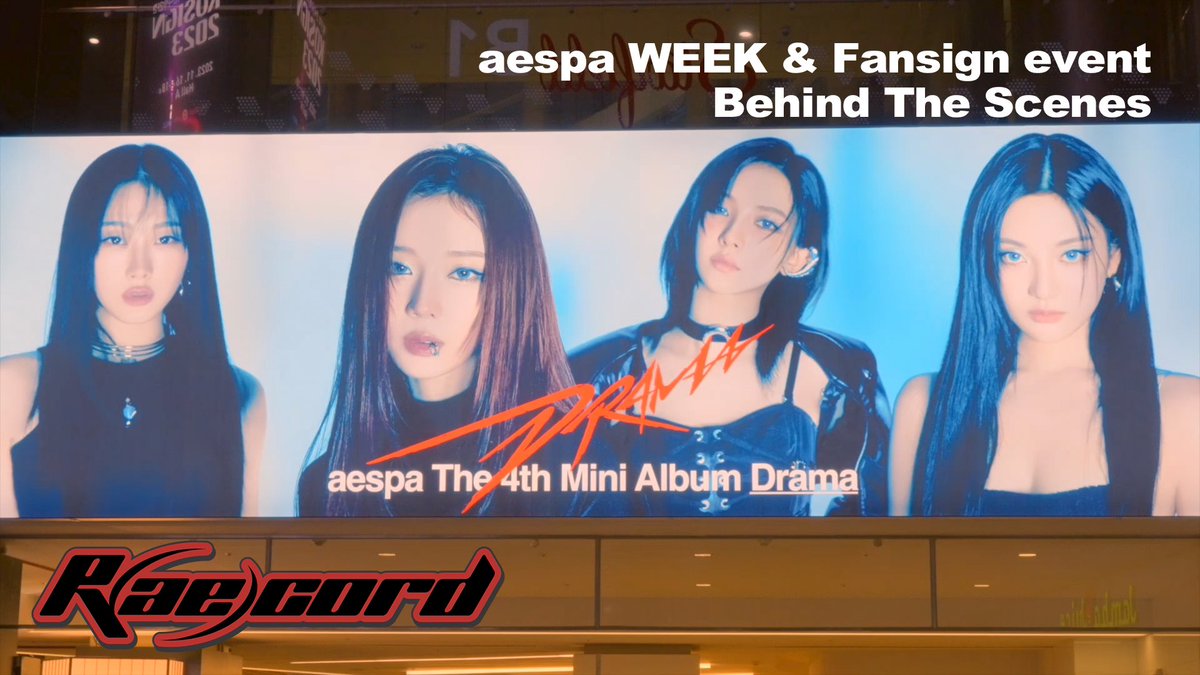 aespa_official's tweet photo. 내 생의 마지막 걸그룹 에스파✨❤️ | aespa WEEK - DRAMA CITY & Fansign event Behind The Scenes
https://t.co/3MwC8BCwcn
#aespa #æspa #에스파
#Drama #aespaDrama
#Raecord #aespaWEEK #DRAMACITY #Behind https://t.co/nrF6JosqjR