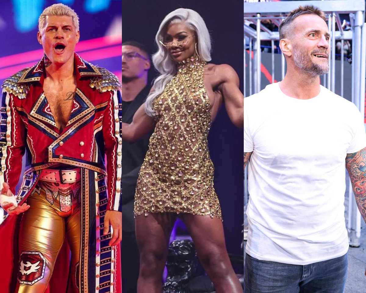 ProWFinesse's tweet photo. Cody Rhodes, Jade Cargill &amp; CM Punk are the first three major names to go from AEW to WWE. https://t.co/Fj3fojvXGw