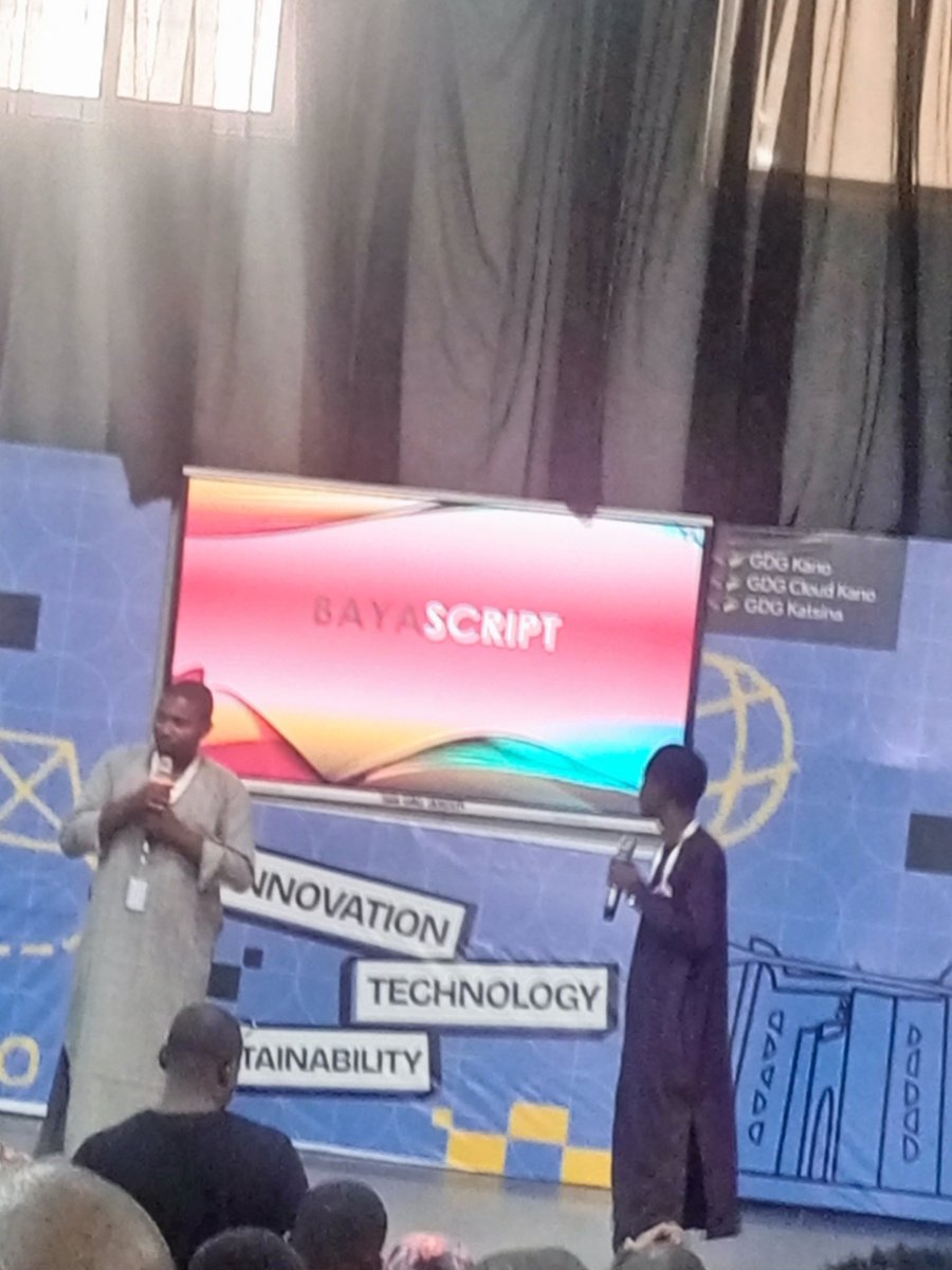dapo7david's tweet photo. Best duo πππ
Presented it with less effort but more passion
@gdgkano #DevFestKano #devfestnw https://t.co/Iq0qCemi2F