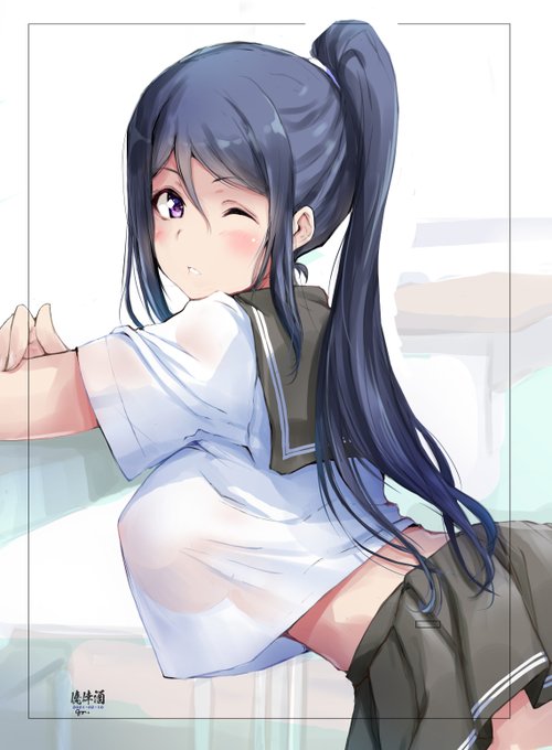 ヘッダーに使っている絵の全体 