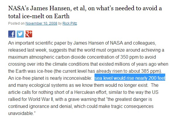 TonyClimate's tweet image. Fifteen years ago @NASA predicted 200 feet of sea level rise.  There is seemingly no limit to the mendacity of #ClimateScam proponents.

web.archive.org/web/2014092220…