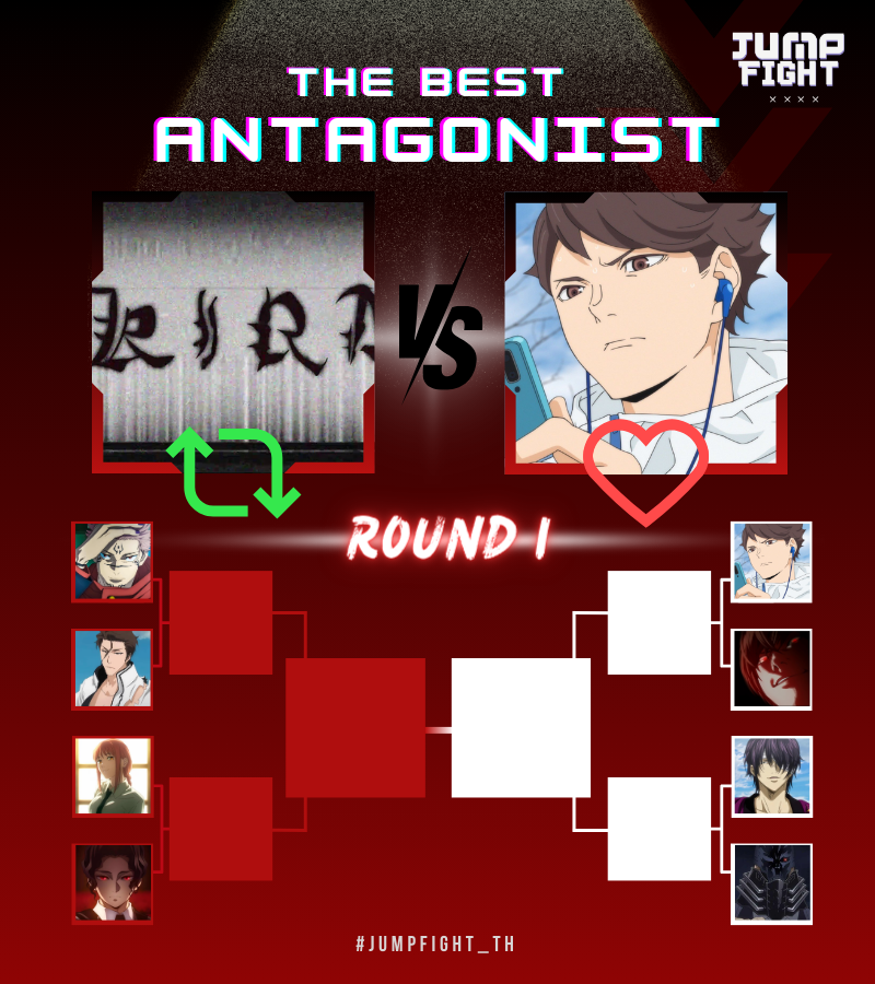 HQSportsdayTH's tweet photo. THE BEST ANTAGONIST | Round 1 (1/2)
TEAM BLACK ⚫️

Retweet -> คิระ (เดธโน้ต)
Like -> โออิคาวะ โทรุ

*หลีกเลี่ยงการ Retweet หากไม่ต้องการโหวต / เชียร์ด้วย Quote แทน

*ตลค.เข้าชิงจากการชนะโหวต หากรู้สึกไม่เหมาะสมสามารถงดออกเสียงได้

🗓️Period: 26-28 Nov (🕗8 PM, TH)

#JUMPFight_TH https://t.co/Q36fmNq54c