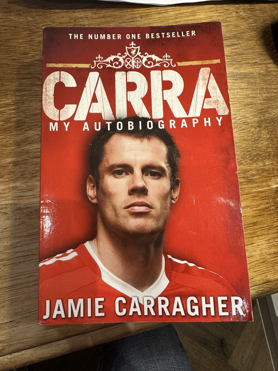PGMcNamara's tweet photo. Picked up @Carra23’s book in @Oxfam and absolutely devouring it!

Love this line about winning the 2005 Champions League trophy:

“Stevie slept with it that night. 
“I simply wanted to fill it with as much alcohol as possible and take swigs from it.”

#OneNightInIstanbul https://t.co/Jw4trXzOBK