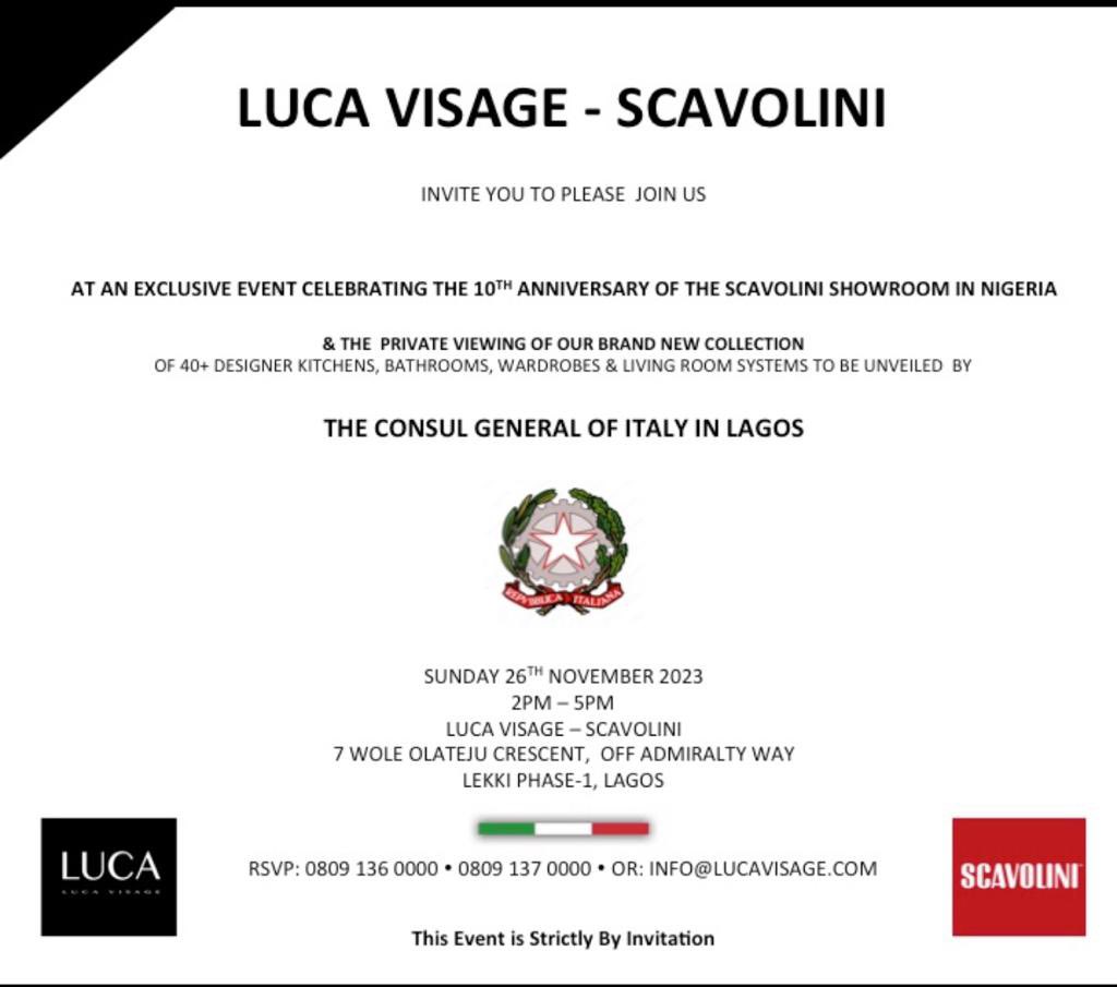 lucavisage_'s tweet photo. We are excited to host you today as our celebration kicks off!

Get ready to have an amazing time.

#ScavoliniLUCAEventDay #EleganceUnveiled #10thanniversary https://t.co/8HllbZ7IxO