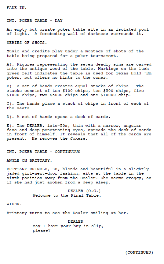 SeanPaulMurphy's tweet image. Here's the #FirstFive pages of my horror #specscript #FinalTable Single Location/Limited Cast SeanPaulMurphyVille: First Five: Final Table seanpaulmurphyville.blogspot.com/2023/08/first-…