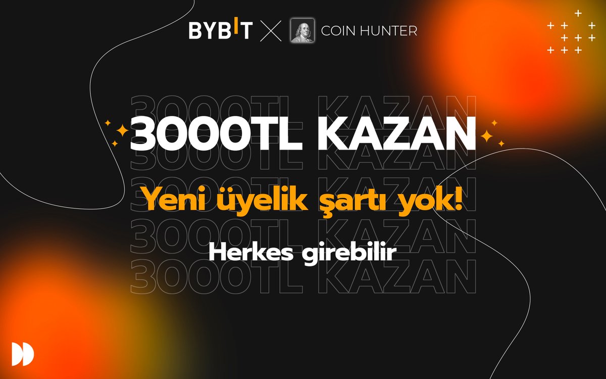 bycoinhunter's tweet photo. HERKESE ÇEKİLEBİLİR 3,000 TL+

🎁RT yapan 3 kişiye ön satışından 1600 $5IRE

Eski & yeni üye farketmeden herkes katılabilir 
⏰ Süre 5 dakika

Bu teklifin daha iyisi yok🔥Sakın kaçırma. Adım adım her şeyi anlatacağım.

1⃣  Bybit hesabına 100 USDT deposit et
2⃣  En az 100 USDT değerinde $SHRAP al. Bunu istersen bir kaç dakika sonra sat veya tut. Farketmiyor.
3⃣ Aşağıdaki formu doldur.
https://t.co/Tz3Ko3MBuA
4⃣ Çekilebilir $110 değerinde SHRAP kazan.

📍Dikkat edilmesi gerekenler:

Formu doldururken sosyal medya görevlerini yap ve Tweeti alıntılayarak paylaş. Düz RT yaparsan hakkın yanar.

Etkinlikten 30.000 kişi yararlanacak ama Bybit'ten aldığım dataya göre henüz çok az kişi tüm şartları sağlamış. (Kimi deposit yapmamış, kimi trade etmemiş, kimi alıntılamadan düz paylaşmış vs)

✅O yüzden eksiksiz yapan herkesin kazanacağını düşünüyorum.

Bitti mi? Hayır!

Henüz üye değilsen ve formdaki "Sign Up Now" tuşuna basıp yeni üye olarak adımları tamamlarsan benden de hediyeler alacaksın.

20$ Çekilebilir USDT
10$ Depozito Patlaması
10$ Hoşgeldin Ödülü
100 adet SHRAP Token

Toplam $65 daha...

Toplam kazanacağın tutar: 110 + 65 = $175

Başlığa sadece ilk etkinliği varsayıp 3000 TL yazdım. İkincisiyle beraber 5,000 TL'yi geçiyor.

📍Shrap tokenin fiyatı ise günlerdir sürekli artıyor. Oyunu beğenildiği için değeri daha da artabilir. Bu da ödülün artması demek.

Mutlaka üşenmeden yap. Daha iyi bir teklif yok!

İkinci $65'lık adım sadece linkten yeni üye olan 100 kişi için geçerli. Büyük ödül olan ilk adıma ise herkes katılabilir. 

Soruların varsa tweet altına yazabilirsin.