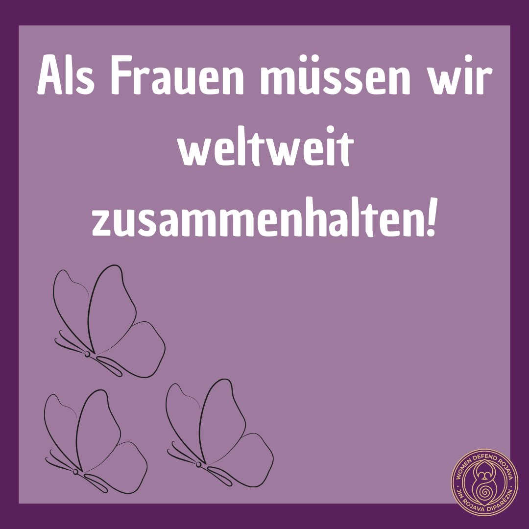 WomenDefendRoj1's tweet image. Zum Tag gegen Gewalt an Frauen haben wir als #womendefendrojava haben wir einen Artikel verfasst.
"Als Frauen müssen wir weltweit zusammenhalten"
Ihr findet ihn nun auch hier: