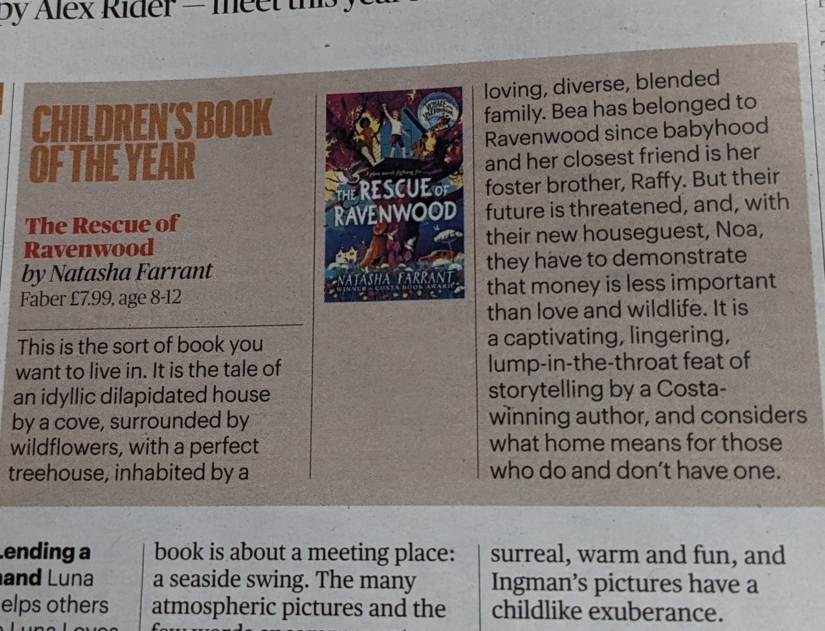 Well this is lovely! Thank you @NicoletteJones @thetimes @FaberChildrens xxx