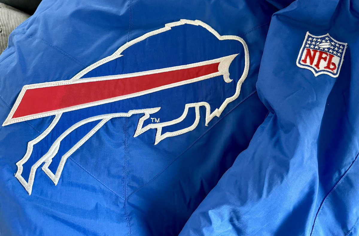 Today is the day the new jacket gets an airing! Thank you @NVLTweets #GoBills