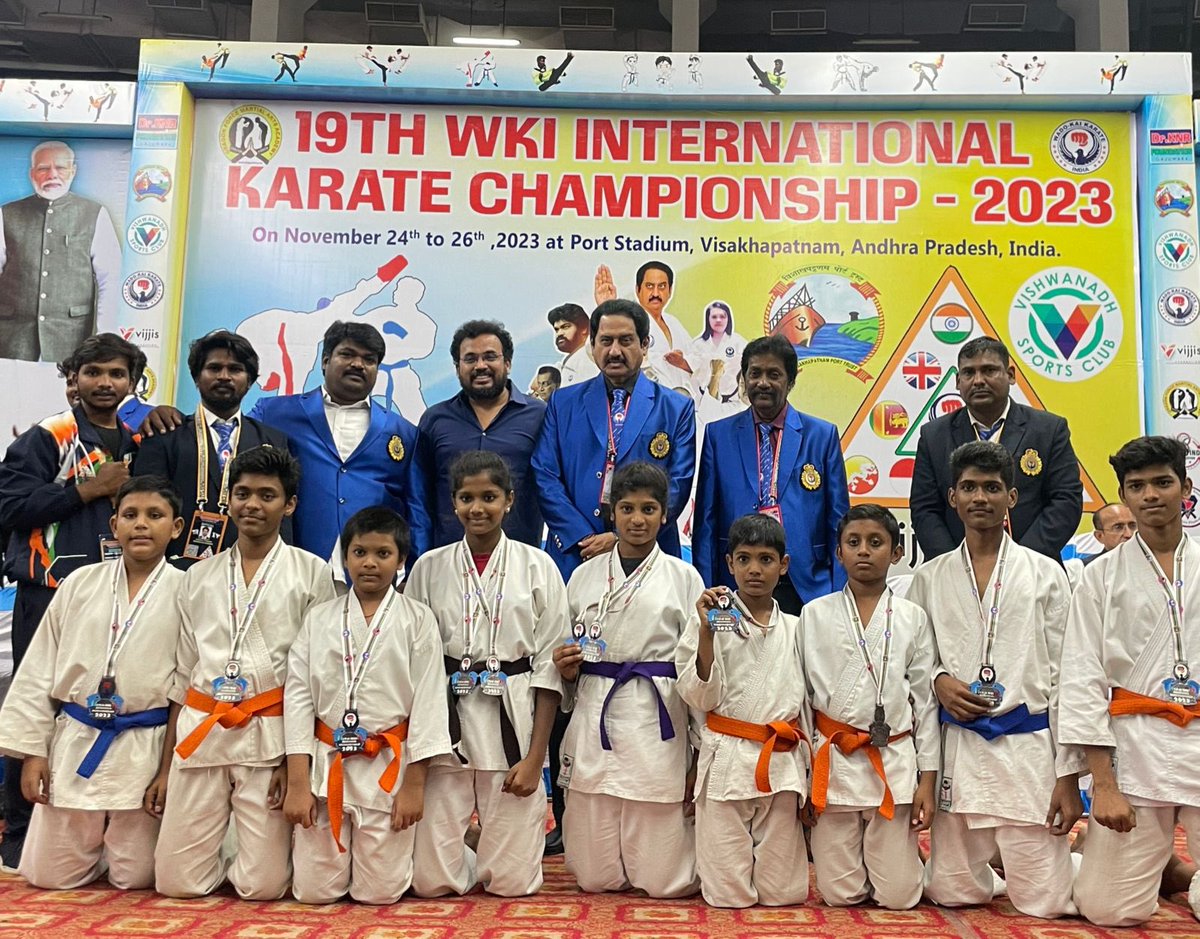 Boddepalliraghu's tweet photo. 19th WKI International Karate Championship 2023 at Port Stadium Visakhapatnam.
@JanaSenaParty 
@PawanKalyan 
#Karate https://t.co/239S0Sgta8