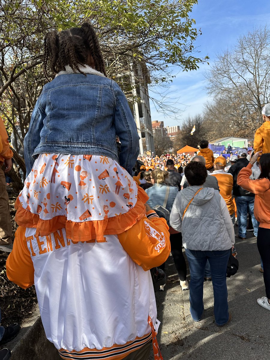 These are the moments I live for. I had the opportunity to take my daughter to her first vol walk. Lord willing there will be many more!!! #tennessee #vols #vfl <a href="/Vol_Football/">Tennessee Football</a> #gbo #rockytop