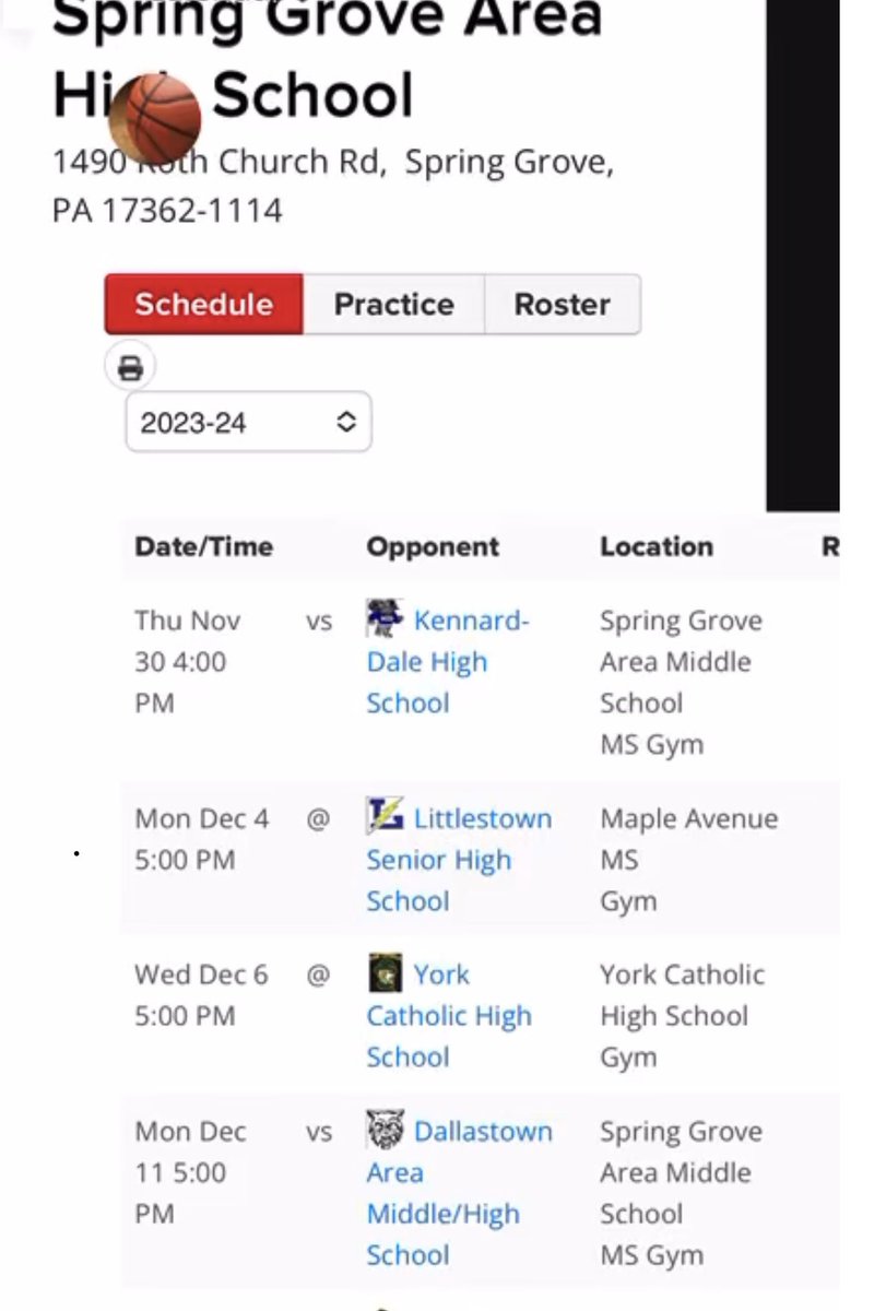 DenylaHandy's tweet image. Here is my school 2023-2024 girls basketball schedule, im so excited for this season to begin! First game is on Thursday 12/30! Come Watch a game🏀 #springgroveareaschooldistrict
#springgrovemiddleschool #Letsgorockets🚀@SGHSgirlsbball