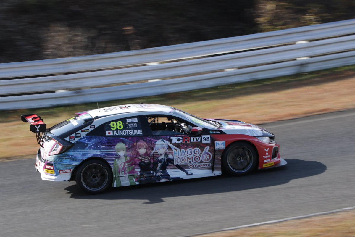 hiroshi0228_cu2's tweet photo. TCR Japan 2023 Rd5 SUGO
Sunday Series
羽衣6 DOME RACING
HONDA CIVIC TCR No.98
猪爪 杏奈 選手@inotsume3
TCR Japan SERIES 2023 CHAMPION🏆🏆✨✨
おめでとうございます👏😆
#tcrj #tcrjapan #sugo #honda #civictcr #domeracing #champion https://t.co/cTpClaisAB