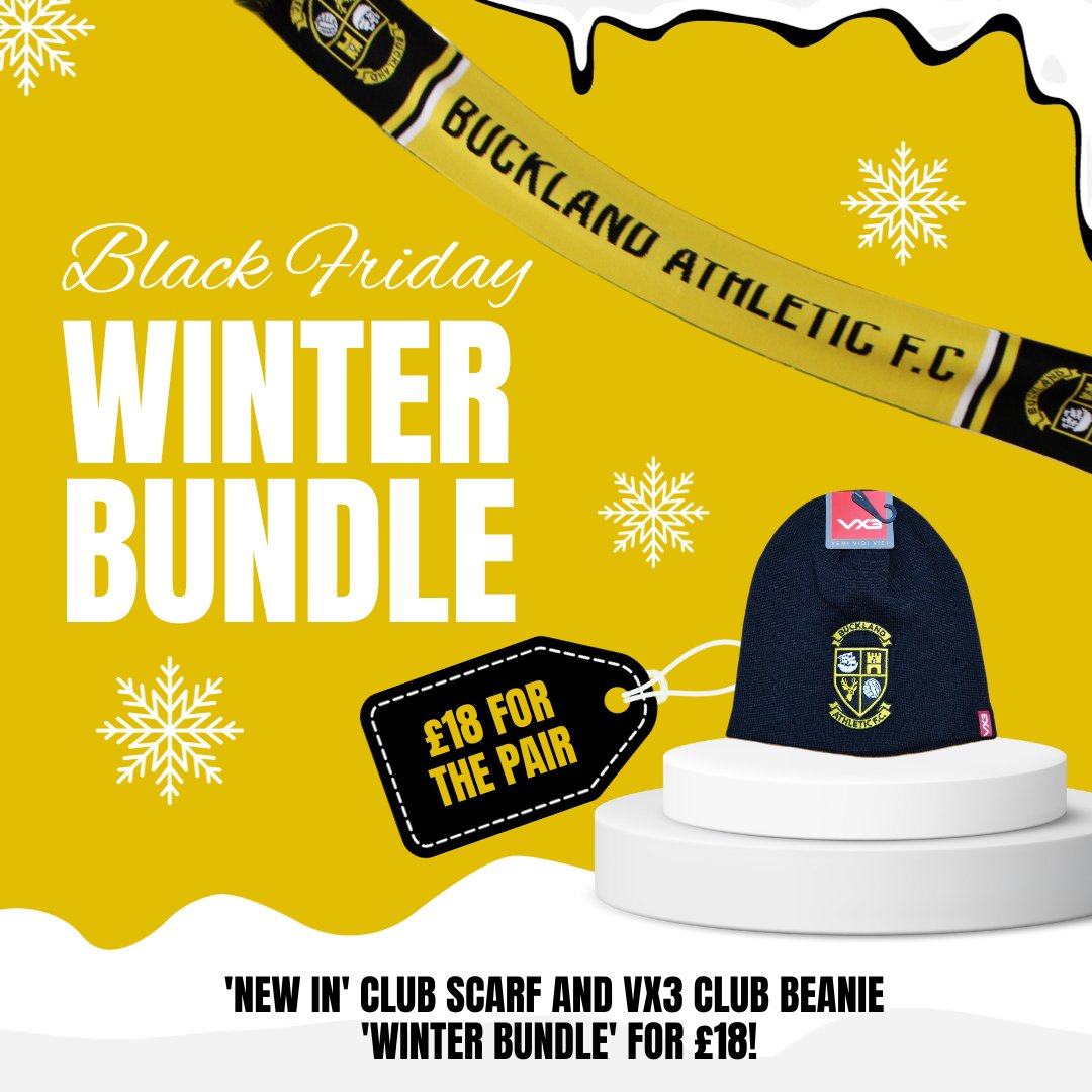 💸🔛 | Black Friday Weekend Offers, STILL ON!

Our Black Friday Weekend Offers are still on until Midnight tonight!

▫️ 🔟% off all new merchandise orders
▫️ Exclusive 'Winter Bundle' - Club Scarf & @VX3apparel Club Beanie for £18!

Contact @judd_barker to place your orders!

🫎