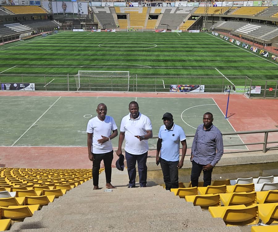 BavuleOfficial's tweet photo. Today, the big man, @NRMOnline Secretary General, Rt Hon @TodwongR, was taken around the newly renovated state of the art Nakivubo stadium. The SG thanked Mr. Hamis Kiggundu for the patriotic spirit he has towards building the country. https://t.co/cSQn4qBhMG