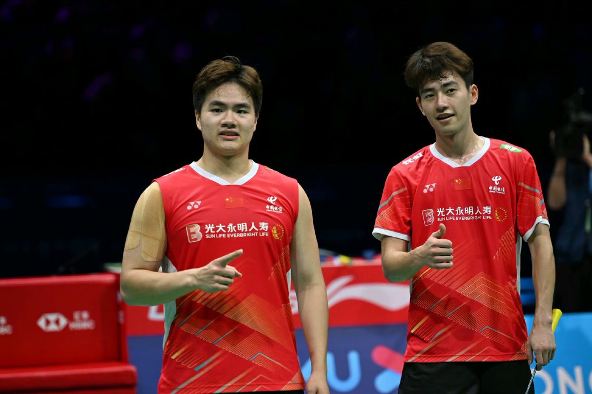 Onlyminton2023's tweet photo. The Chinese team achieved a good result of three championships and one runner up in the just concluded Chinese Badminton Masters.#Badminton https://t.co/aDXfrf2fuI