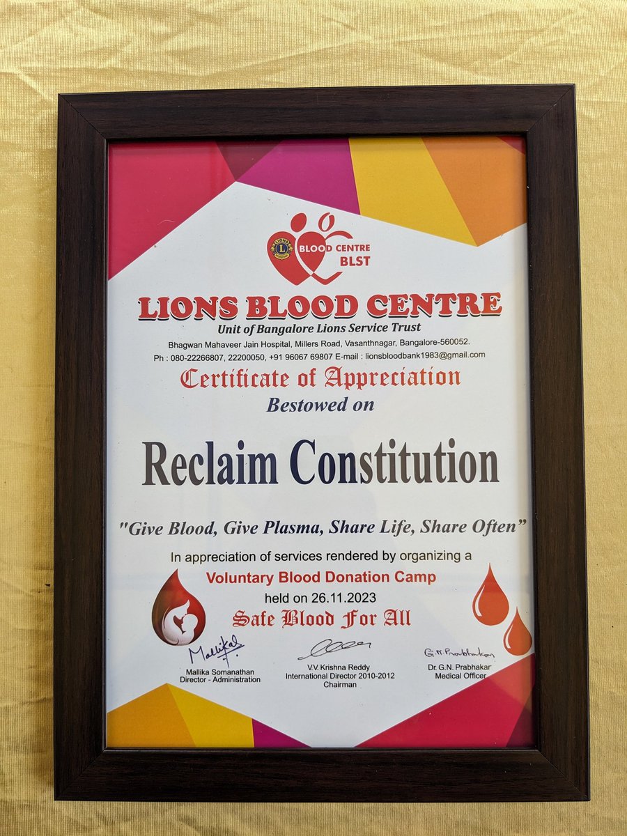 bahudari's tweet photo. A big shout out to Alphonse Kurian of Lions Club Sanjaynagar who is the go to person for Blood Donation in #Bangalore He has been at this for decades & instantly got Lions Blood Centre Vasanthnagar & Yelahanka to conduct #BleedForUnity blood donation camps for us today. https://t.co/xkeGr3EMbU