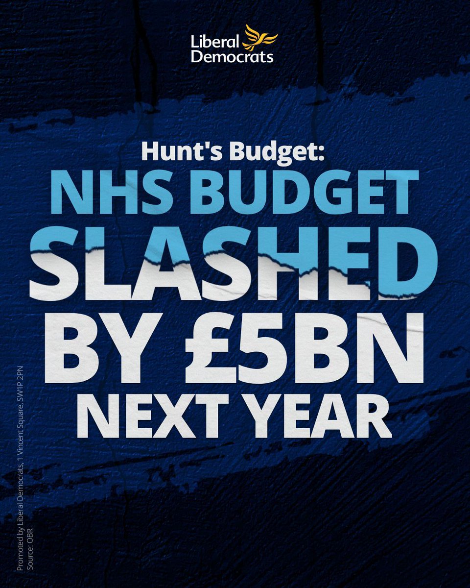 LibDems's tweet photo. It beggars belief that this Conservative government is slashing funding for the NHS while giving billions of pounds of tax giveaways to the banks. 

You can’t fix the damage the Conservative Party has done to our economy without fixing the damage they have done to our NHS. https://t.co/VL9YR33CTX