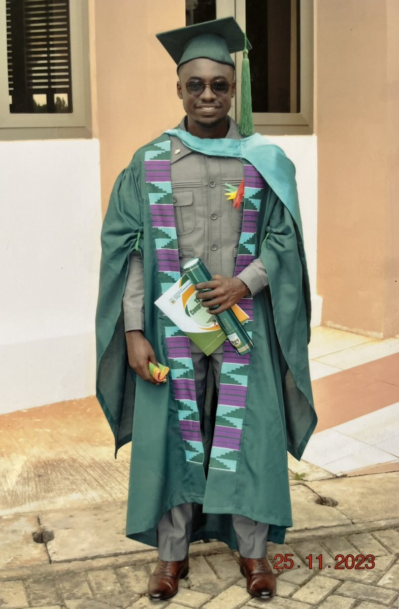 kest_err's tweet photo. 🎓Reflecting on a remarkable journey that culminated in yesterday's graduation with a Bachelor of Science in Renewable Energy Engineering! 

Thanks to you all. 
@UmatToday @umatlive_ @KTH_UMaT https://t.co/WZ0VNnRSd9