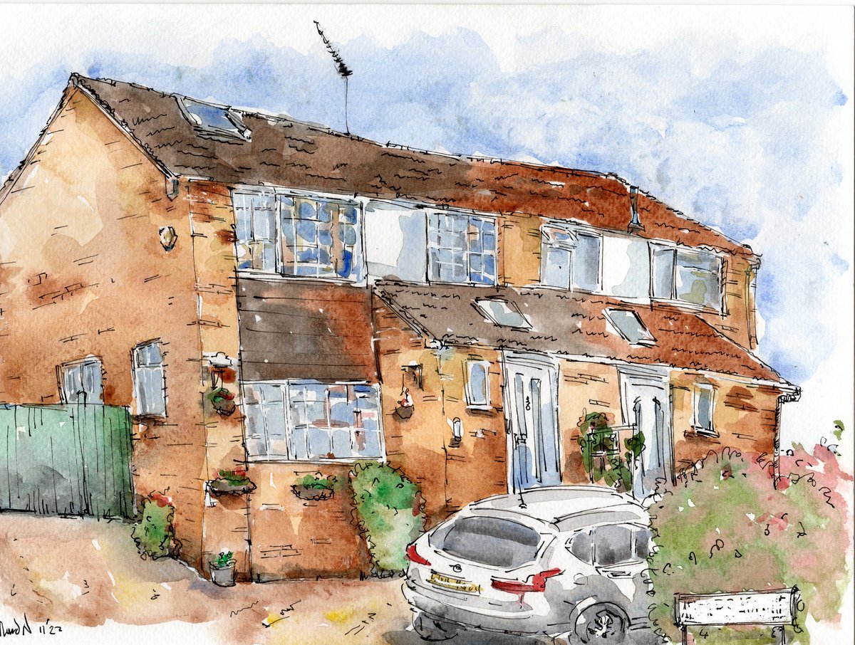 More local sketching today. 

#sketch #painting #art #watercolour #drawing  #urbansketchers #sussex #architecture