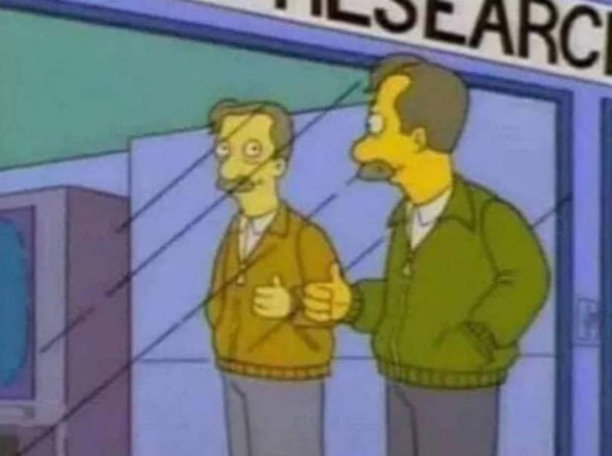 cuando hago una referencia a los Simpsons y nadie la entiende, pero fue una muy buena