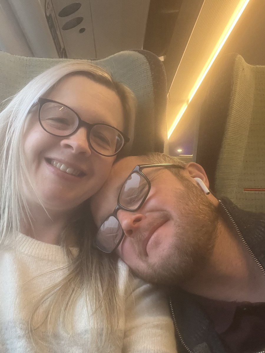 On our way down to London, ready for our #SmallBiz100 celebrations at the House of Lords tomorrow, exciting! 

Husband is enjoying being on the train instead of driving 🤣