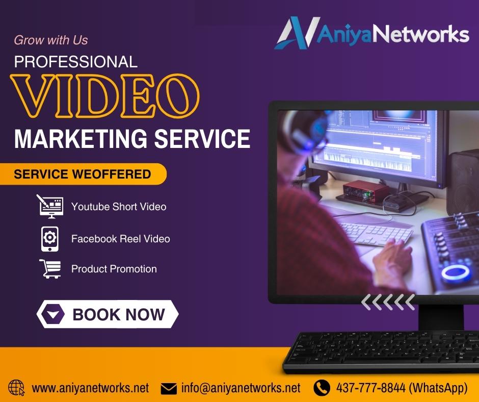 AniyaNetworks's tweet photo. Ready to level up your online marketing game? Look no further than Aniya Network Solutions Inc.'s exceptional Video Marketing Service! https://t.co/ptzHje4Tqt