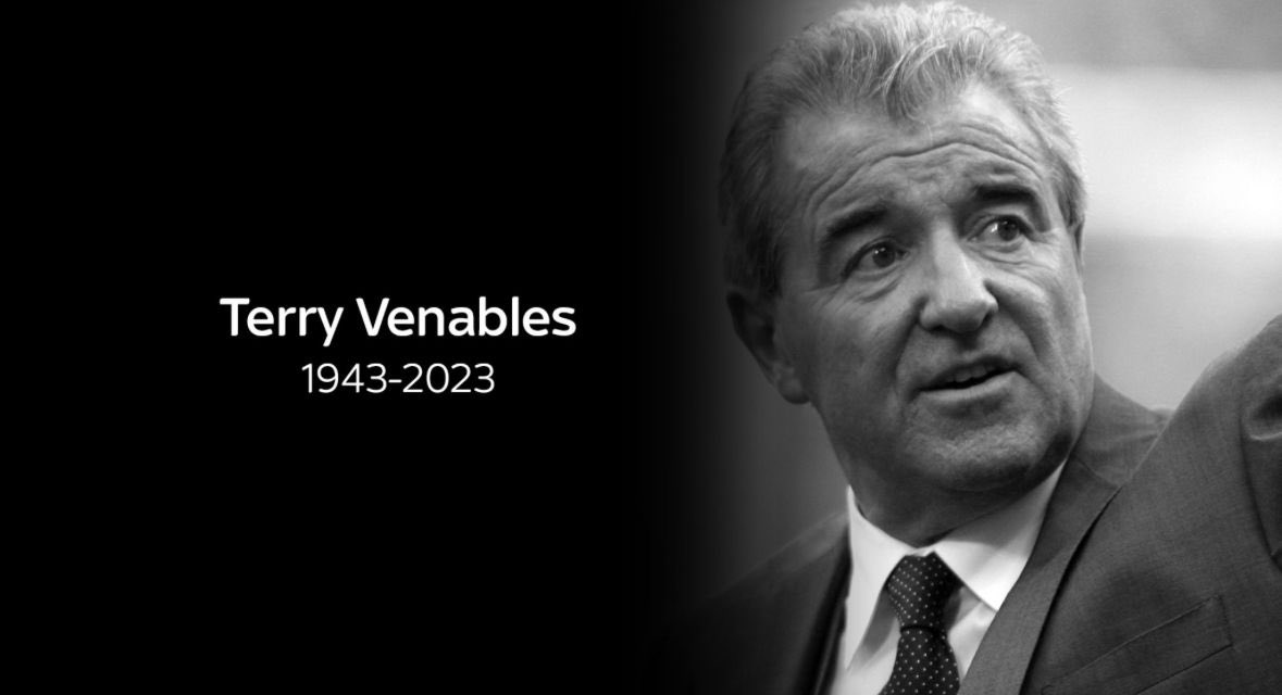 Incredibly sad to hear about Terry Venables. A great man who always made time for my family. He could give me a rollocking at half time, but still make me feel on top of the world. He was the best Manager I played for. God bless Gaffer & thank you. ❤️ #RIPTerryVenables