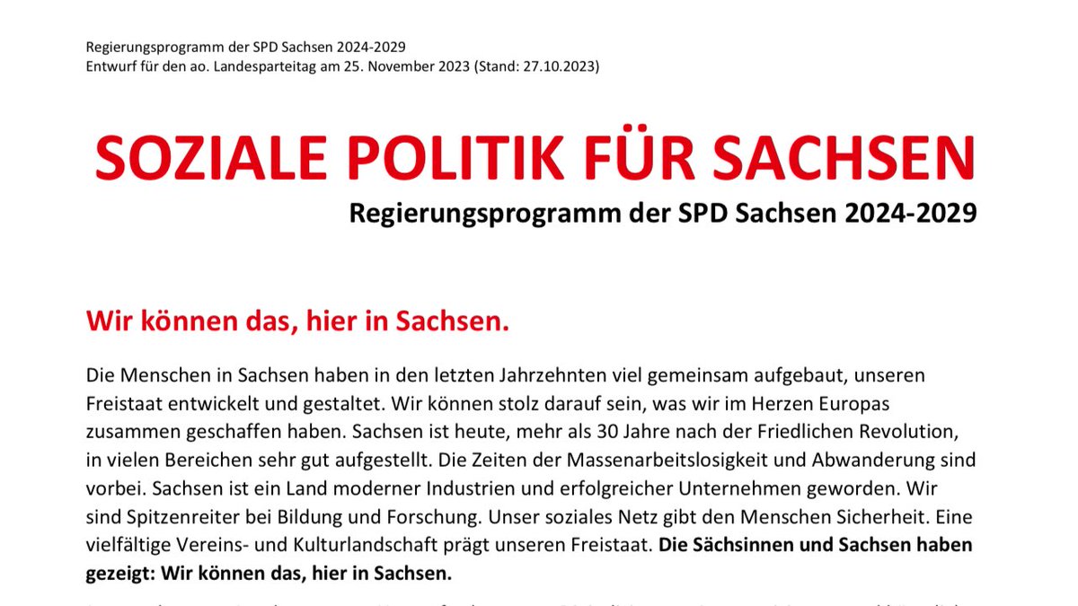 GrundMar's tweet photo. Gestern haben wir als @SPDSachsen unser Programm zur #ltw24 beschlossen. Unter B wie Befristung: „Wir wollen 450 zusätzliche Dauerstellen an Hochschulen schaffen und die Quote von unbefristeten Beschäftigungen auf über 45% anheben.“ (S. 45, https://t.co/vXAIZWuyc1) #IchbinHanna https://t.co/pgolyDJVUv