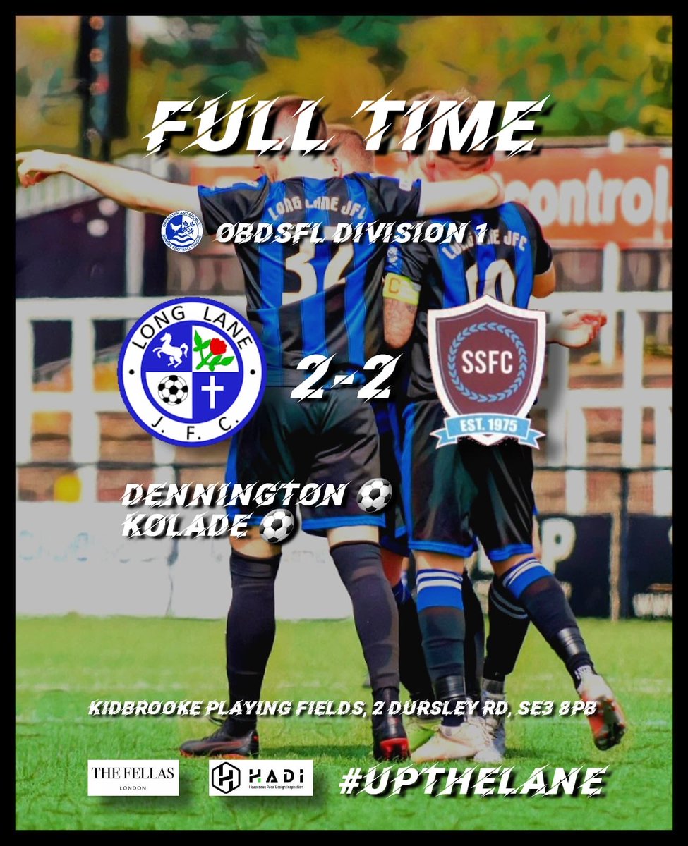 Proper battle out there today! Could have gone either way. Had 2 goals disallowed but we don’t have to talk about that. Proud of the boys for fighting til the end. 🔵⚫️🔵⚫️ #UTL #UpTheLane