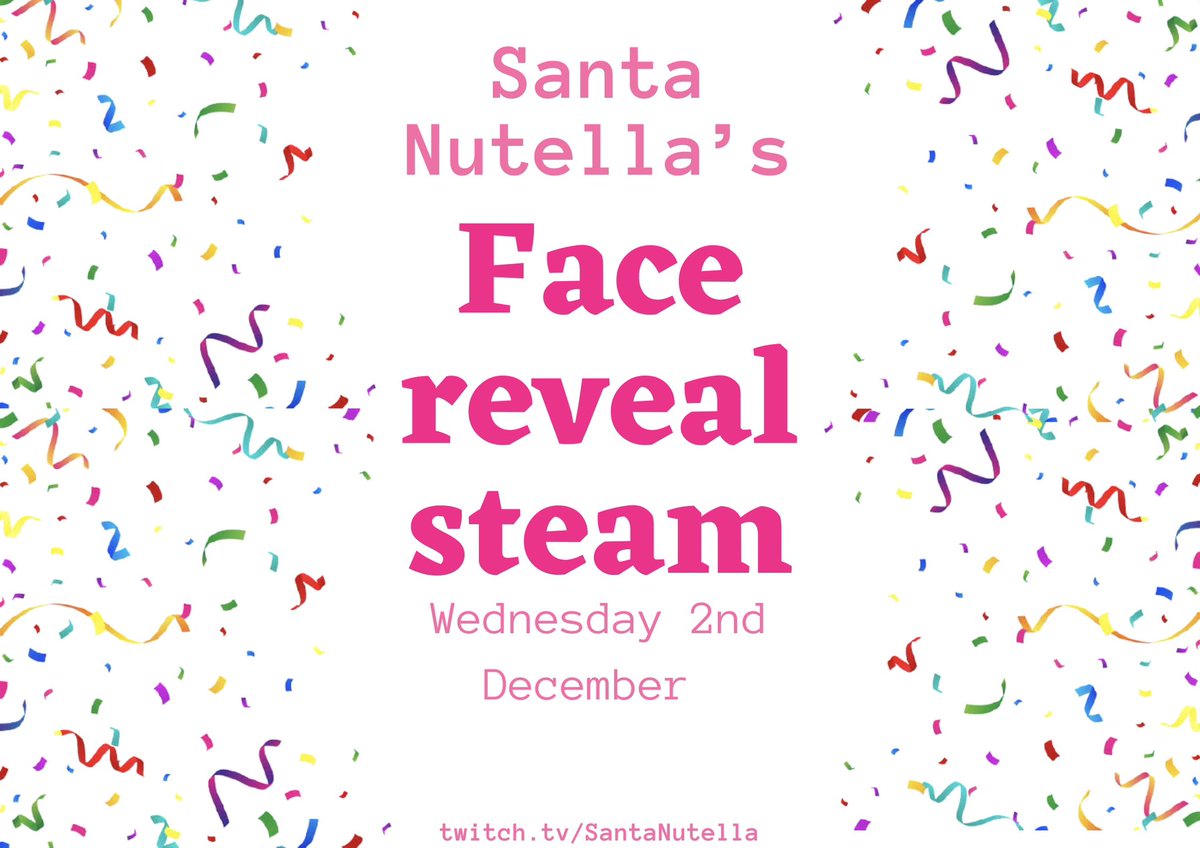 Next weekend is my face reveal stream 🥹 

I am so not prepared 🤣

But I will see you, and you will see me none the less 🤎