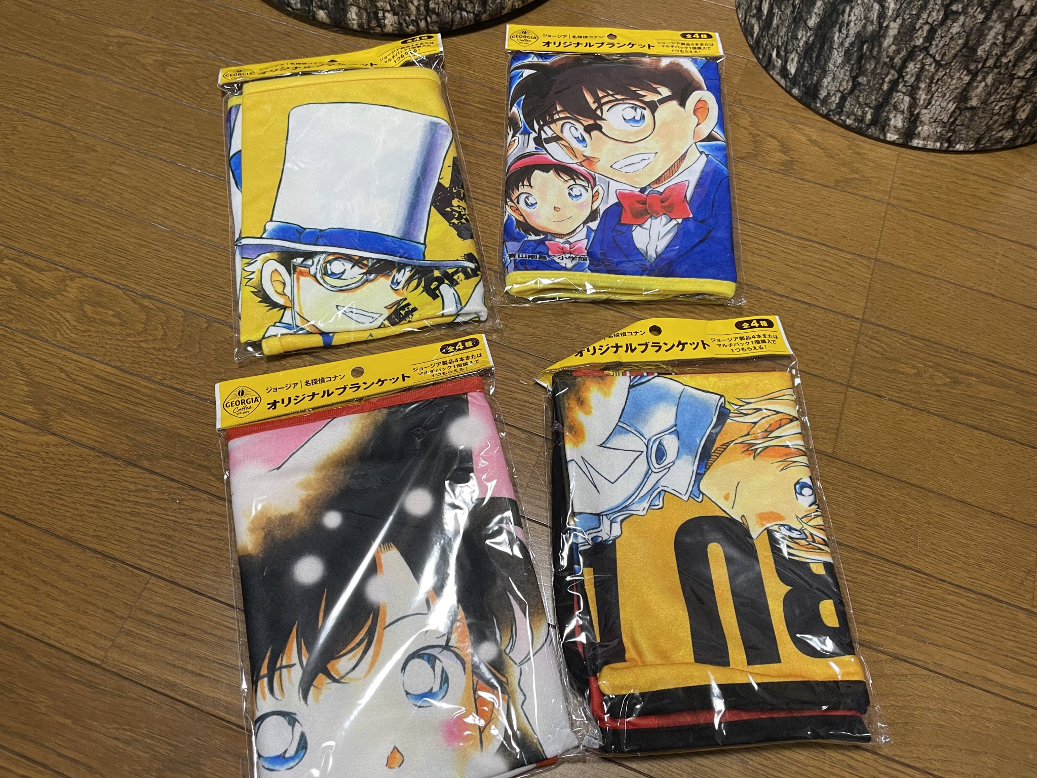 【送料無料ライン/39ショップ】 ピンクスカート、コナンのブランケット4種 スカート