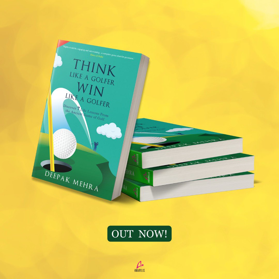 AmaryllisManjul's tweet photo. 📢Exciting news! ‘Think Like A Golfer, Win Like A Golfer’ by Deepak Mehra is finally here. Grab your copy today.

https://t.co/JAim9fcEcE https://t.co/pufCiobzyj