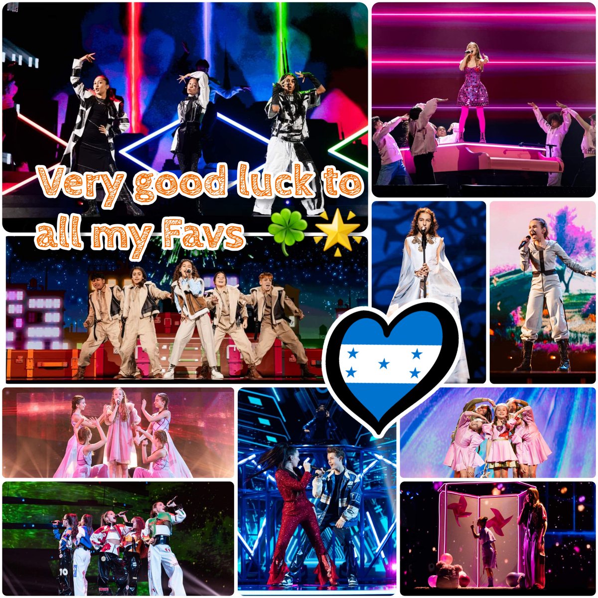 CERR_hn's tweet photo. Very good luck 🍀from #Honduras 🇭🇳 to all my favorites 🌟 at the #JuniorEurovision 2️⃣0️⃣2️⃣3️⃣ especially to the United Kingdom 🇬🇧 #Nice2023 🇪🇦🇨🇵🇳🇱🇦🇲🇦🇱🇲🇰🇩🇪🇵🇱🇺🇦 #EuroCarlos #Heroes 🦸🏼♀️🦸🏻♂️ #JESC2023 👧🏽👦🏻 https://t.co/6DIzYZANJS