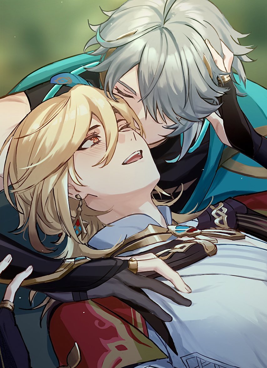 #haikaveh #アルカヴェ 
久しぶりに帰ってこれた先輩に甘える後輩