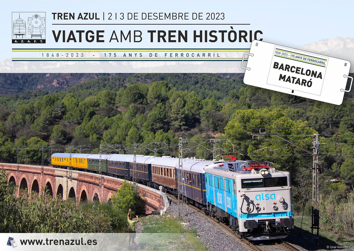 Estimados amigos, es momento de llenar estas circulaciones. Es momento de demostrar las ganas que teníamos de que esto ocurriera. 

Reserva tu billete aquí: trenazul.es/verviaje.php?i…

Daros prisa que se terminan 💪