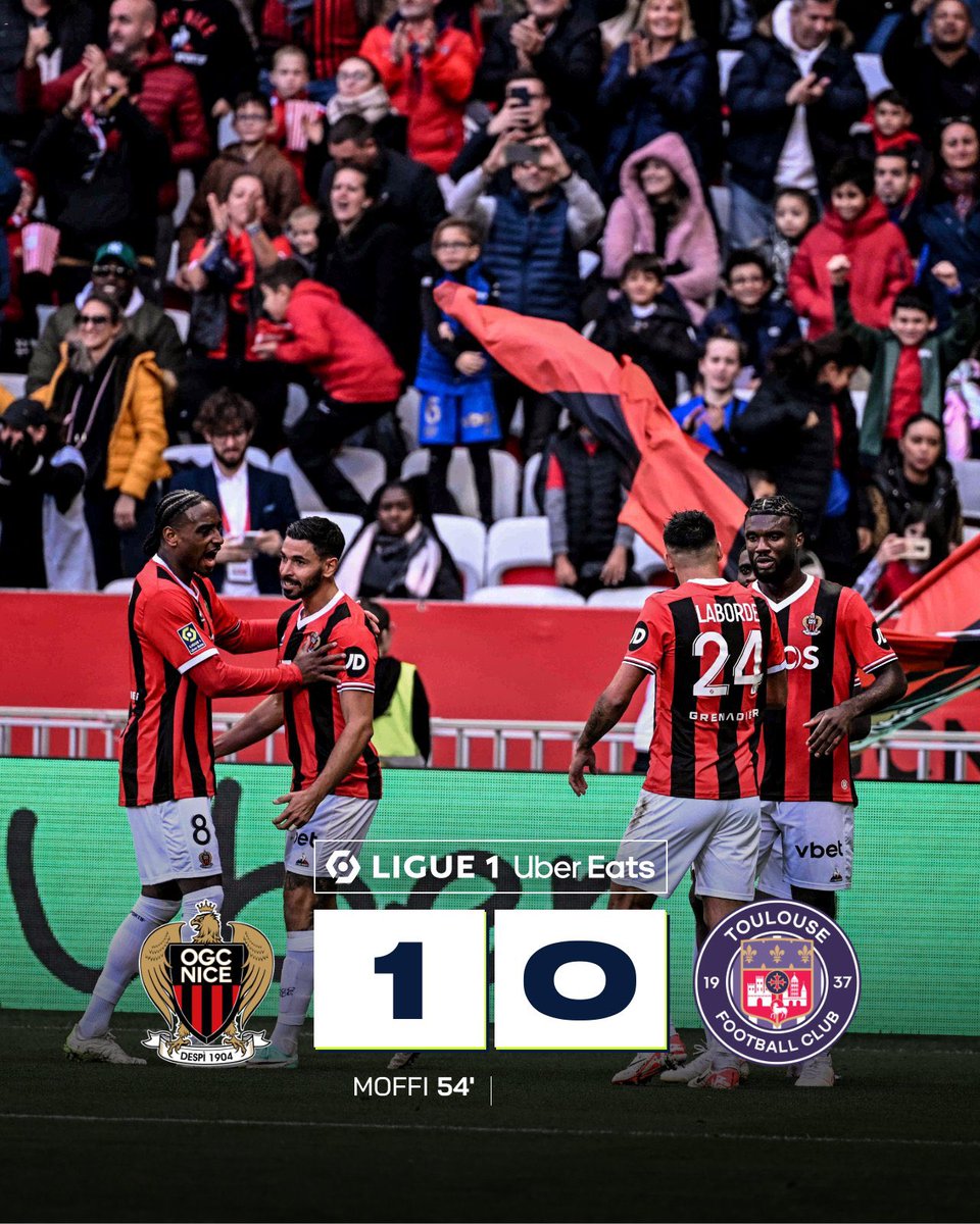 Quand tout tourne bien dans une saison, tu gagnes ce genre de match sans 3 titulaires (Todibo, Ndiayeshumile, Boudaoui).

Issa Nissa 🔴⚫️

#OGCNice #OGCNTFC #Nice06