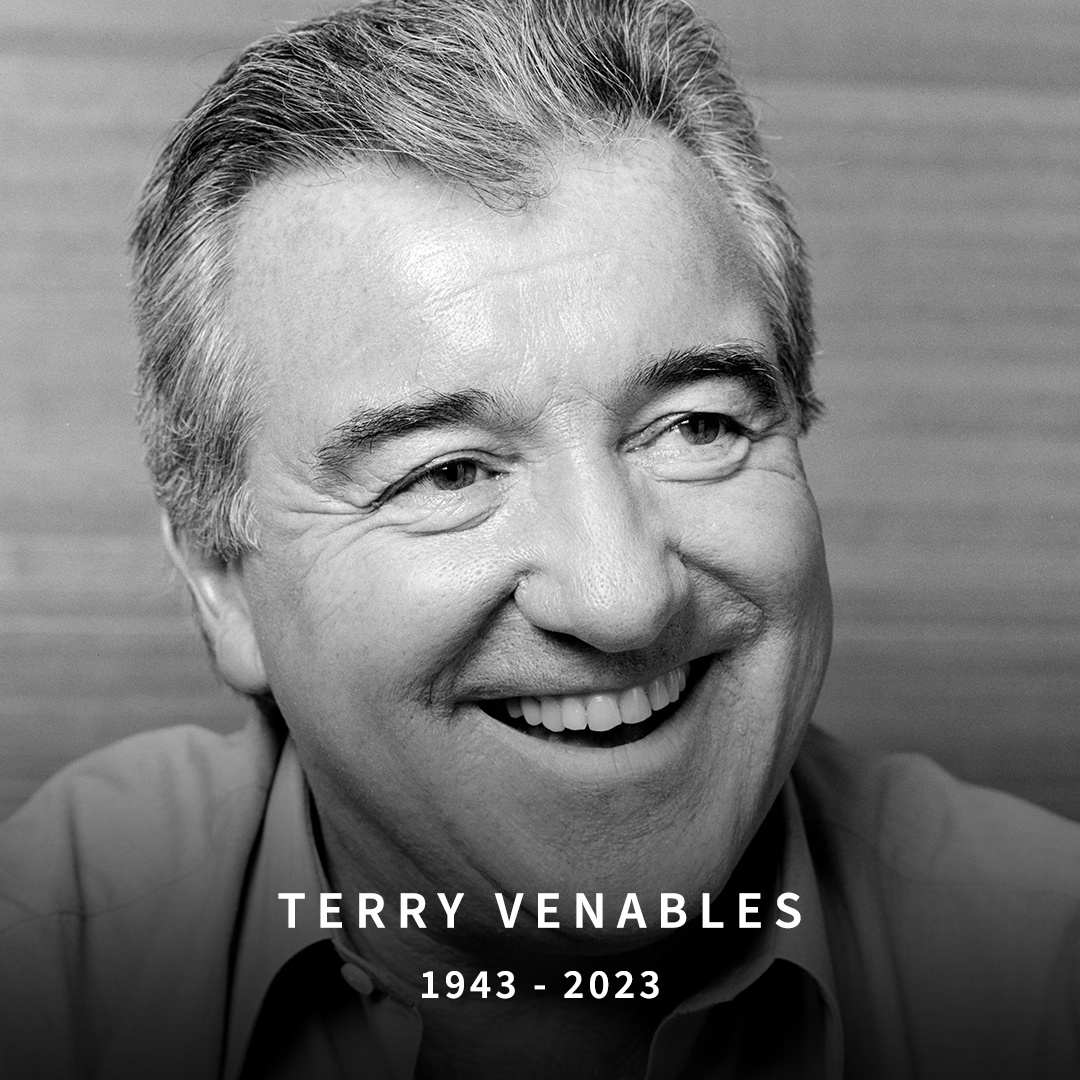 ManUtd's tweet photo. English football has sadly lost a true great.

Our thoughts are with the family and friends of Terry Venables at this time.