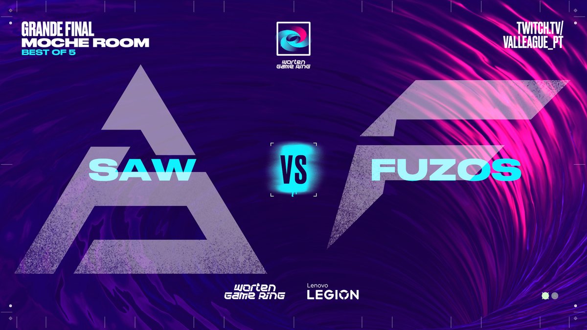Chegou o momento. O Campeão da OFF//SEASON decide-se HOJE, na Moche Room do Altice Arena, em LAN ⚔️

🔫 <a href="/sawggofficial/">SAW</a> vs <a href="/FuzosValorant/">Fuzos Valorant</a> (Bo5)

🕒 15h00
🎙️ <a href="/m0oVe/">Moove</a> e <a href="/KevinHackali/">Hackali</a> 
📺 twitch.tv/valleague_pt