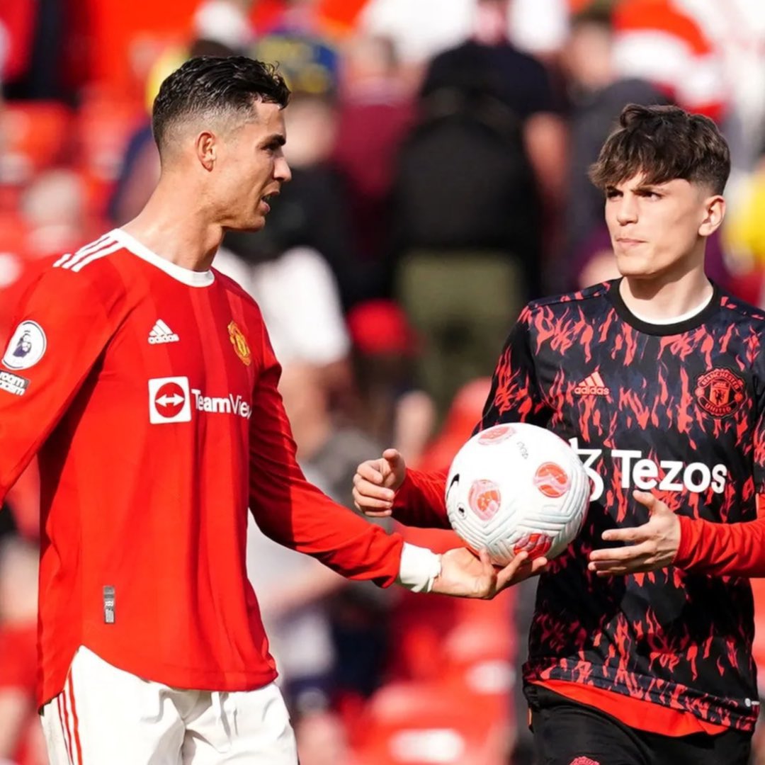 UTDTrey's tweet photo. Ronaldo really gave us his replacement before he left Europe ❤️ https://t.co/dX7o5rMqcR