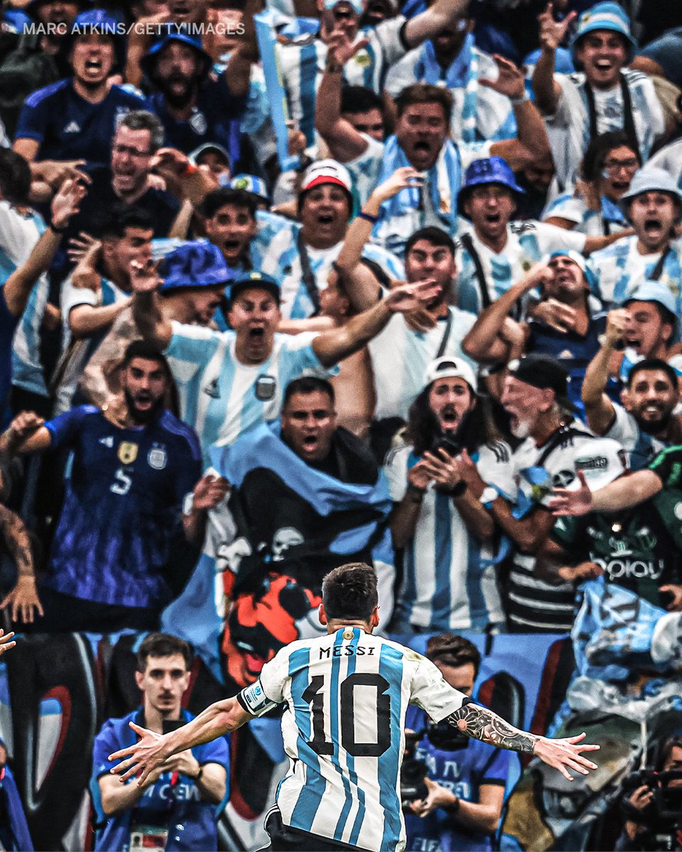 One year ago today, Messi saved Argentina's World Cup hopes after scoring against Mexico. He also gave us one of the most iconic pictures of the tournament 📸