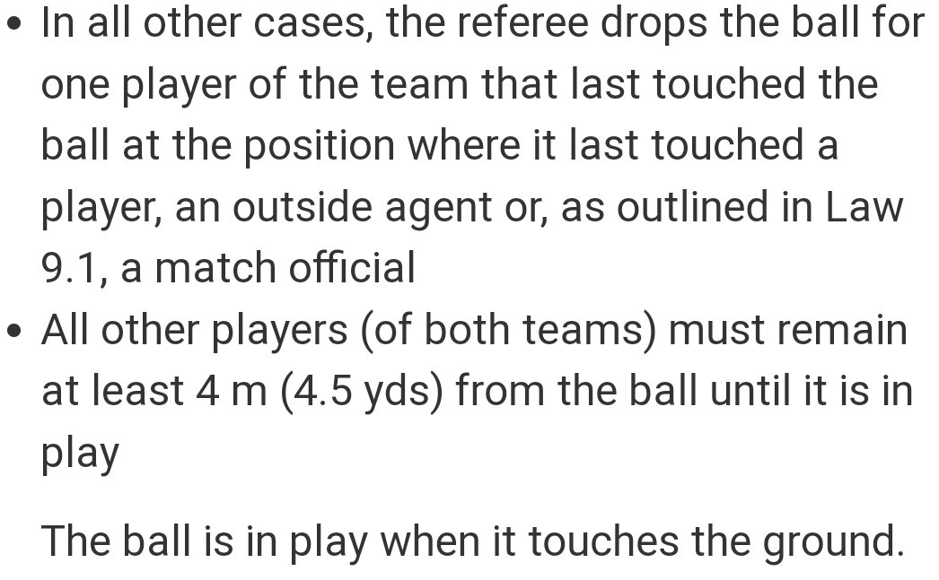HavenhandJoe's tweet photo. @AlanGrinch @JoshW2801 @AllThingsBlades Don't need to be 10 yards away, and as soon as Ball is dropped it is live. Thomas clearly didn't know the rules https://t.co/KNj8ngwIMc
