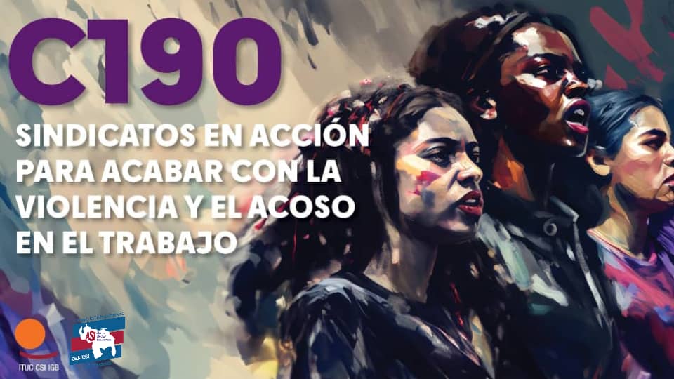Los Sindicatos y las Mujeres Trabajadoras estamos en Movimiento Juntas por el mismo propósito EXIGIMOS la Ratificación del Convenio 190 por un Mundo del Trabajo Libre de Acoso y Violencia, Vivas nos queremos es urgente prevenir la Violencia contra las Mujeres y Niñas <a href="/CentralASI/">Central ASI Vzla</a>