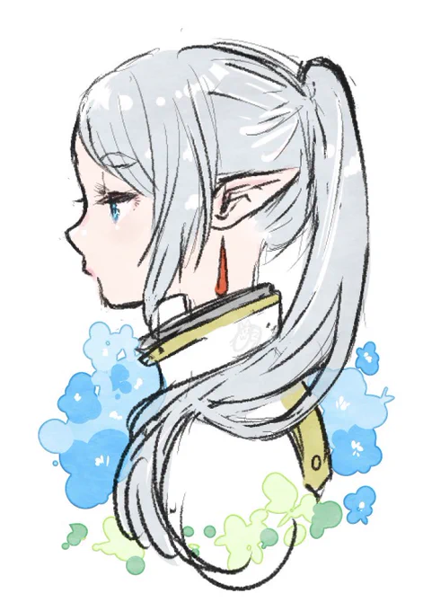 #フリーレンFA今日横顔。葬送のフリーレン 